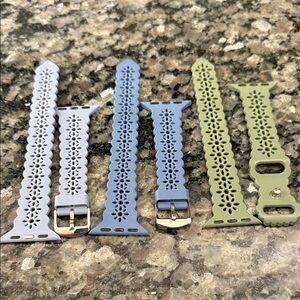 Apple watchbands Floral Cutout Watch Bands Set